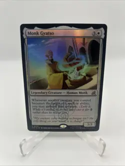 Magic the Gathering Avatar ATLA Monk Gyatso #0081 FOIL Rare MTG TLE - Image 1