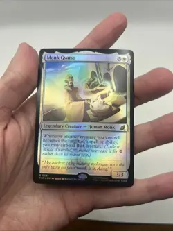 Magic the Gathering Avatar ATLA Monk Gyatso #0081 FOIL Rare MTG TLE - Image 4