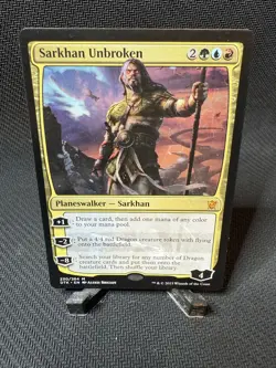 Sarkhan Unbroken DTK Mythic Planeswalker MTG Dragons of Tarkir 230/264 NM - Image 1