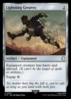 Lightning Greaves - Non-Foil - NM - Fallout - Pack Fresh - Image 1