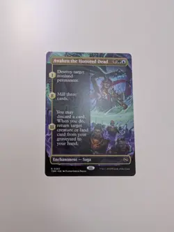 MTG - Awaken the Honored Dead (Borderless) - Tarkir Dragonstorm NM/M Condition - Image 1