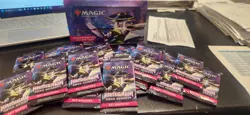 Wizards of the Coast Kamigawa Neon Dynasty Set Booster Box 25 unopened packs. - Image 1