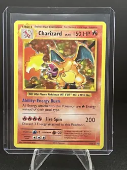 Pokemon Card Charizard 11/108 Holo Rare XY Evolutions Set LP / MP - Image 1