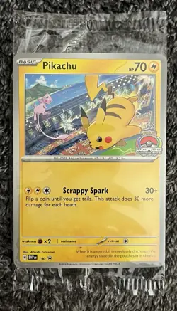 Pikachu Promo 2024 World Championships SVP EN 190 Pokemon Worlds SEALED PROMO - Image 1