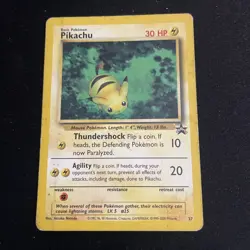 Pokemon Pikachu Wizards Black Star Promo 27 Regular 1999 TCG Card - Image 1