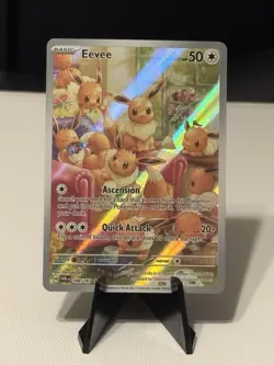Pokemon Twilight Masquerade Eevee 188/167 Illustration Rare - Image 1