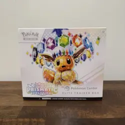 Prismatic Evolutions Pokemon Center Exclusive ETB Elite Trainer Box - SHIPS FREE - Image 1