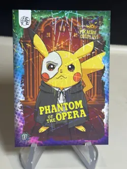 POKEMON PIKACHU COSPLAY - PHANTOM OF THE OPERA #17 LASER HOLO ZL13 - Image 1