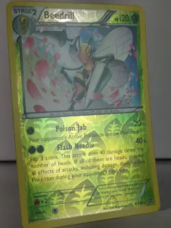 Beedrill - POKEMON - XY Base 5/146 - Reverse Holo - NM -D - Image 2