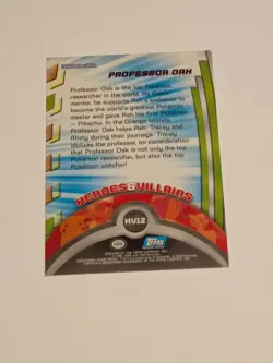 2000 Topps Pokemon TV #HV12 Professor Oak Animation Series 3 - Image 2