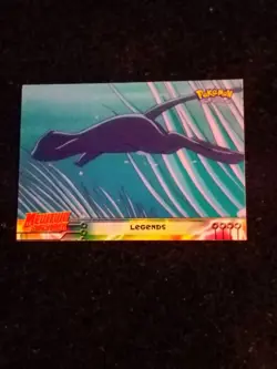Pokemon Topps Legends #1 Mewtwo Strikes Back Movie Blue Logo - Image 1