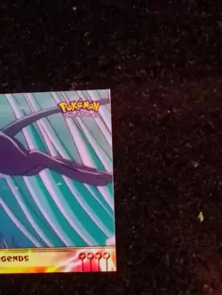 Pokemon Topps Legends #1 Mewtwo Strikes Back Movie Blue Logo - Image 4
