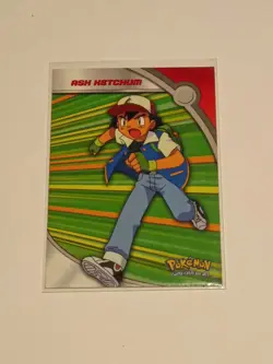 2000 Topps Pokemon TV Ash Ketchum Animation Series 2 #HV1 - Non Holo Blue Label - Image 1
