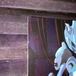 Mewtwo Strikes Back topps Pokemon The First Movie Foil #6 Mechanical Mewtwo Blue - Image 3