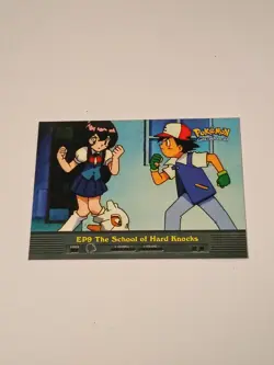 The School of Hard Knocks EP9 2000 Topps Pokemon TV Animation Edition Series NM - Image 1