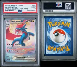 2025 Pokemon SV Journey Together #187 Salamence Ex SIR PSA 9 - Image 3