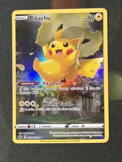 Pokemon Pikachu TCG Holo Ultra Rare GG30/GG70 Crown Zenith NM-M - Image 2