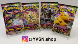 Pokemon Vivid Voltage Booster Pack Art Bundle - Set of 4 - Sealed - Image 1