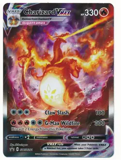 2022 POKEMON SWORD & SHIELD BLACK STAR PROMO CHARIZARD VMAX #SWSH261 MINT - Image 1