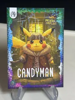 Candyman (Pikachu) #6 - Galaxy Holo - Electric Pikachu Cosplay - Pokemon ZL13 - Image 1