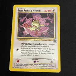 Pokemon - Black Star Promo - Team Rocket's Meowth - #18 - Image 1