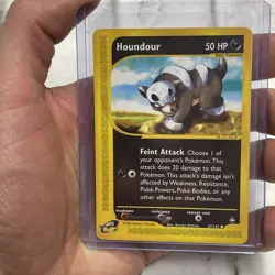 Pokemon TCG: Houndour 87/147 Aquapolis E Series Vintage WOTC- LP+ Vtg Pokemon - Image 1