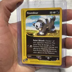 Pokemon TCG: Houndour 87/147 Aquapolis E Series Vintage WOTC- LP+ Vtg Pokemon - Image 2