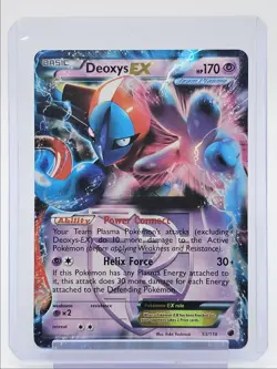 DEOXYS EX 2013 POKEMON BLACK & WHITE PLASMA FREEZE RARE 53/116 Q0107 - Image 1