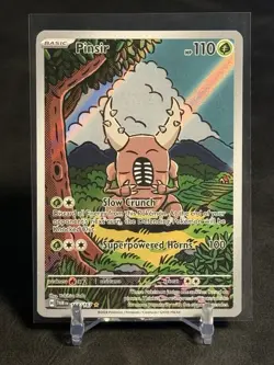 Pokemon Pinsir 168/167 Scarlet & Violet Twilight Masquerade Illustration Rare - Image 1