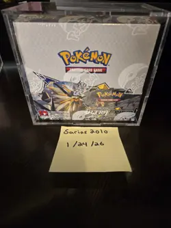 Pokemon Sun & Moon Ultra Prism Booster Box w/ Acrylic Case - Image 1