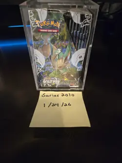 Pokemon Sun & Moon Ultra Prism Booster Box w/ Acrylic Case - Image 2