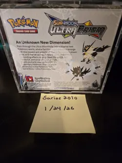 Pokemon Sun & Moon Ultra Prism Booster Box w/ Acrylic Case - Image 3