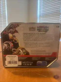 Pokemon TCG Paldean Fates Great Tusk EX Tin Sealed - Image 2