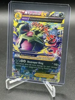 M Tyranitar EX 43/98 XY - Ancient Origins Holo Pokemon NM - Image 1