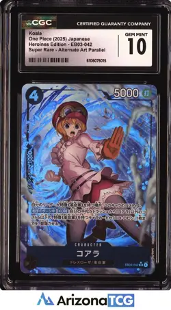 One Piece 2025 Koala EB03-042 Alt Art Parallel Heroines Edition Japanese CGC 10 - Image 1