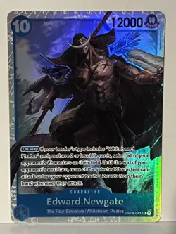 Edward.Newgate SR OP08-043 Two Legends NM One Piece Fast Ship - Image 1