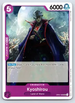One Piece - OP01-095 Kyoshirou - UC - US Seller - Image 1