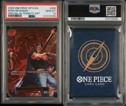 2025 ONE PIECE OP13-CARRYING ON HIS WILL #009 BENN BECKMAN SP Alt Art PSA 10 - Image 1