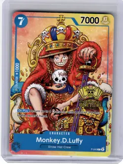 2024 One Piece-Monkey D. Luffy #P-043 Convention Promo-Promo Non-Foil - Image 1
