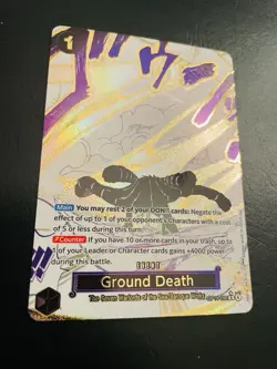 Ground Death - One Piece (Alternate Art) OP14-096 The Azure Sea's Seven Foil - Image 2