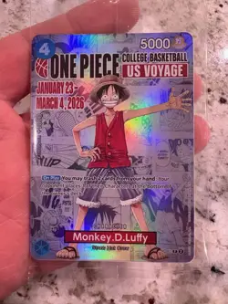 One Piece CCG Monkey.D.Luffy BVB x One Piece Match Day '25 ST13-003 - Image 1