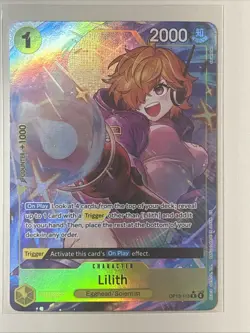 Lilith Alt Art OP13-113 Carrying On His Will One Piece TCG NM ENGLISH - Image 1