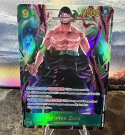 One Piece Wings of the Captain Roronoa Zoro OP06-118 Secret Rare SEC Alt Art - Image 1