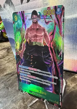 One Piece Wings of the Captain Roronoa Zoro OP06-118 Secret Rare SEC Alt Art - Image 4