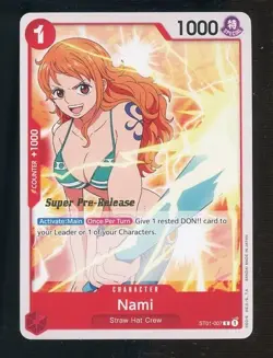 Auction #2 One Piece EN ST01-007 Super Pre-Release Nami - Image 1