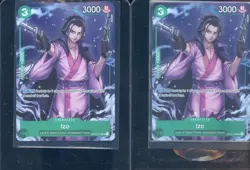 Lot of (2) One Piece EN Premium Collection Bandai Games Fest Alternate Art Izo - Image 1