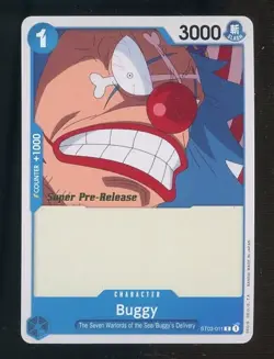 Auction #4 One Piece EN ST03-011 Super Pre-Release Buggy - Image 1