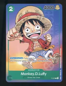 Auction #1 One Piece EN P-037 Promo Anime Expo Monkey.D.Luffy - Image 1