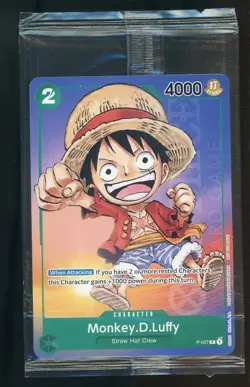 Auction #1 One Piece EN P-037 Promo Anime Expo Monkey.D.Luffy Sealed - Image 1