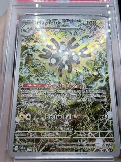 2024 POKEMON SVP EN-SV BLACK STAR PROMO #159 MAGNETON PSA 10 - Image 2